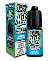 Doozy Vape Mix Salts - 10ml Nic Salt E-Liquid - Sour Blue Raspberry Apple